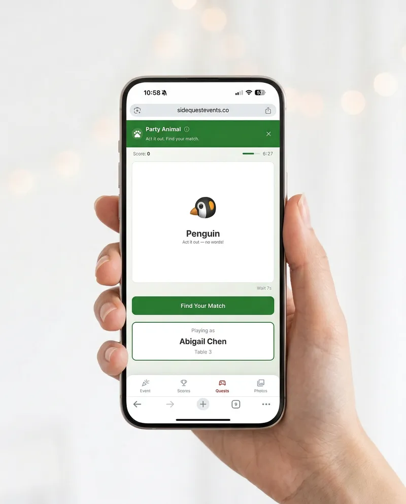 From sign-up to first ice breaker in 30 seconds with SideQuest